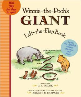 Winnie-The-Pooh's GIANT Lift-The-Flap Book by A A Milne (Board Book)