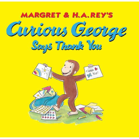H A Rey Curious George Says Thank You Singapore